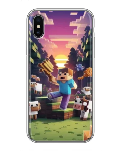 Чохол для iPhone Xs Max з картинкою «Стів на фермі» Чохол для iPhone Xs Max з картинкою «Стів на фермі»