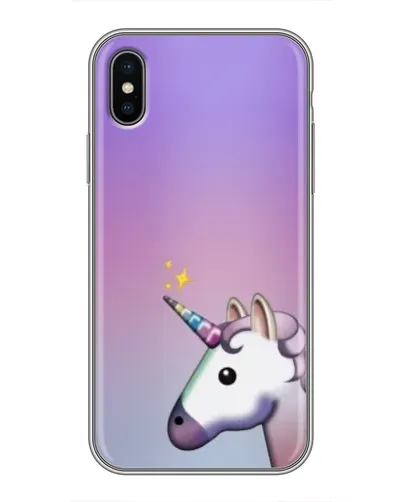 Чохол для iPhone Xs Max з картинкою «Єдиноріг градієнт»