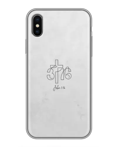 Чехол для iPhone Xs Max с картинкой «Иоанна 3:16 Крест» Чехол для iPhone Xs Max с картинкой «Иоанна 3:16 Крест»