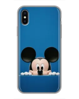 Чохол для iPhone Xs Max з картинкою «Міккі виглядає»