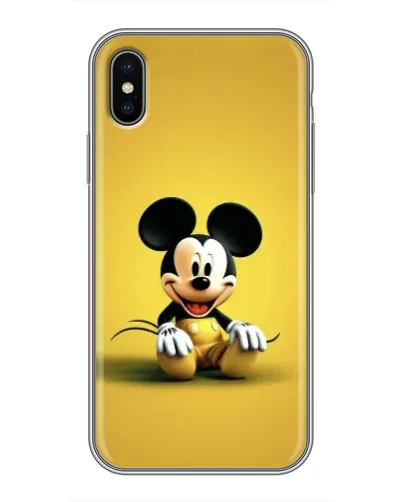 Чохол для iPhone Xs Max з картинкою «Міккі на жовтому» Чохол для iPhone Xs Max з картинкою «Міккі на жовтому»
