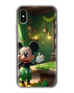 Чохол для iPhone Xs Max з картинкою «Міккі в майстерні»