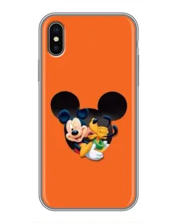 Чехол для iPhone Xs Max с картинкой «Сердце Микки Минни»
