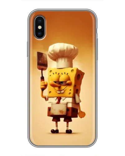 Чохол для iPhone Xs Max з картинкою «Губка Боб кухар» Чохол для iPhone Xs Max з картинкою «Губка Боб кухар»