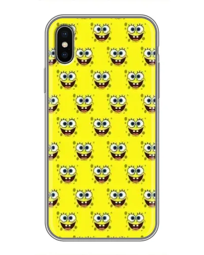 Чохол для iPhone Xs Max з картинкою «Паттерн Губка Боб» Чохол для iPhone Xs Max з картинкою «Паттерн Губка Боб»