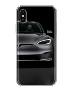 Чохол для iPhone Xs Max з картинкою «Tesla Model S Look» Чохол для iPhone Xs Max з картинкою «Tesla Model S Look»