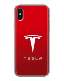 Чохол для iPhone Xs Max з картинкою «Tesla Red Classic»