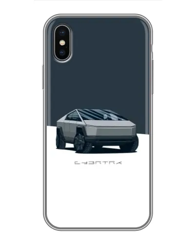 Чохол для iPhone Xs Max з картинкою «Сріблястий Cybertruck Tesla» Чохол для iPhone Xs Max з картинкою «Сріблястий Cybertruck Tesla»