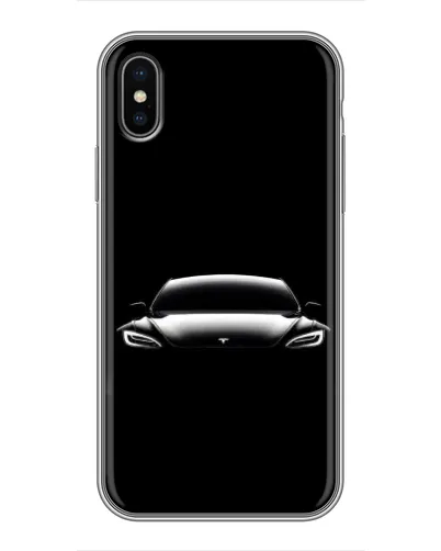Чохол для iPhone Xs Max з картинкою «Фари Tesla Night» Чохол для iPhone Xs Max з картинкою «Фари Tesla Night»