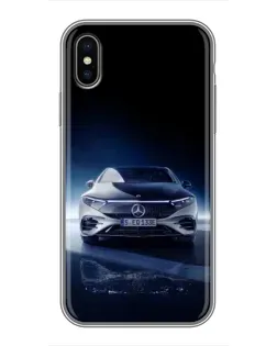Чохол для iPhone Xs Max з картинкою «Нічний Mercedes EQ»