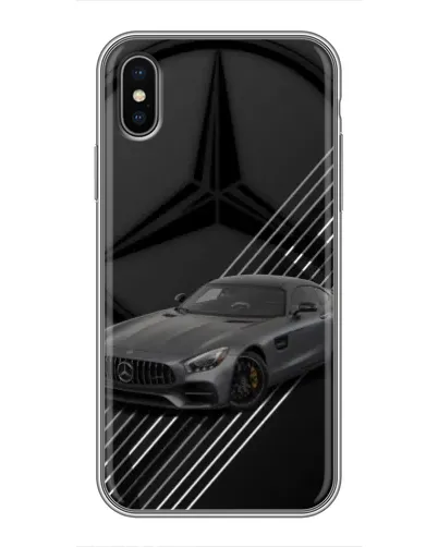 Чохол для iPhone Xs Max з картинкою «Mercedes AMG — графіка»