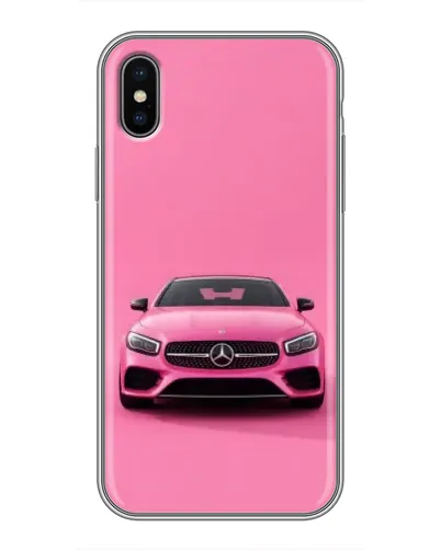 Чохол для iPhone Xs Max з картинкою «Рожевий Mercedes AMG»
