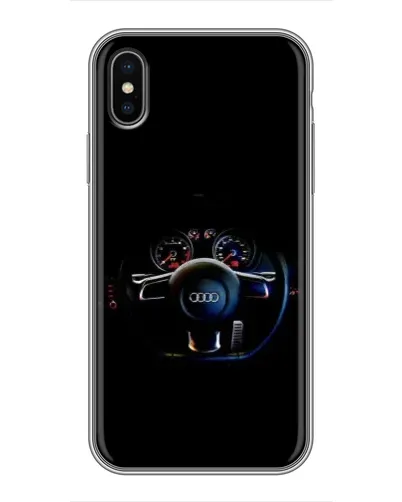 Чохол для iPhone Xs Max з картинкою «Салон Audi — кермо»