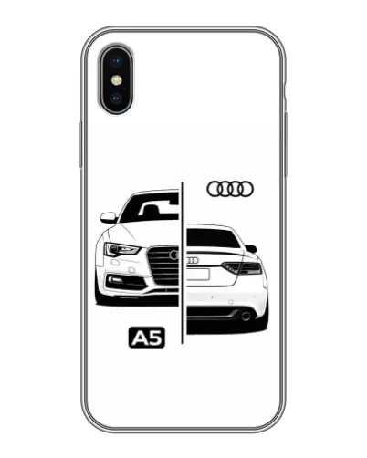 Чохол для iPhone Xs Max з картинкою «Audi — контрастний дизайн»