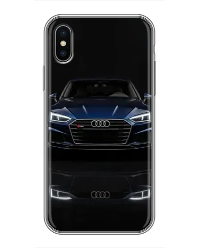 Чохол для iPhone Xs Max з картинкою «Audi — нічне відображення»