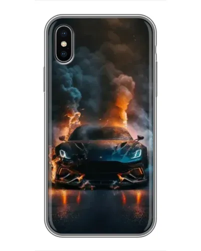 Чохол для iPhone Xs Max з картинкою «Lamborghini димна естетика» Чохол для iPhone Xs Max з картинкою «Lamborghini димна естетика»