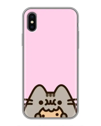 Чохол для iPhone Xs Max з картинкою «Pusheen та печиво» Чохол для iPhone Xs Max з картинкою «Pusheen та печиво»