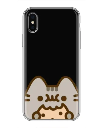 Чохол для iPhone Xs Max з картинкою «Пушин на чорному» Чохол для iPhone Xs Max з картинкою «Пушин на чорному»