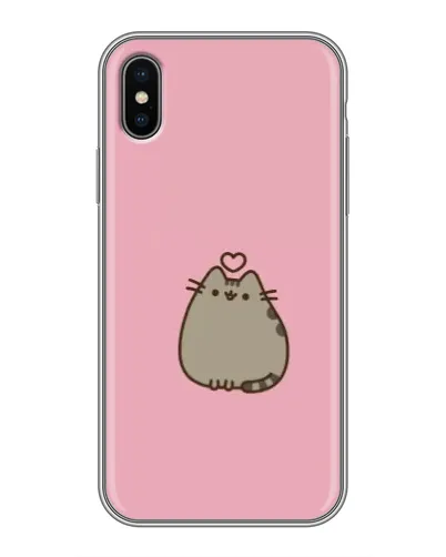 Чохол для iPhone Xs Max з картинкою «Pusheen серце» Чохол для iPhone Xs Max з картинкою «Pusheen серце»