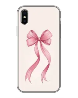 Чехол для iPhone Xs Max с картинкой «Розовый бант»