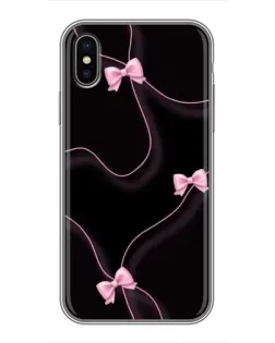 Чохол для iPhone Xs Max з картинкою «Рожеві стрічки»