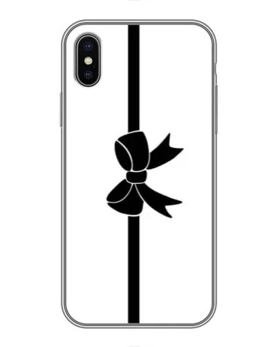Чохол для iPhone Xs Max з картинкою «Вертикальний бант»