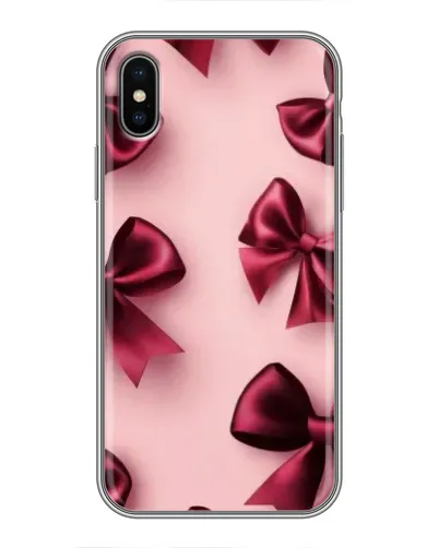 Чохол для iPhone Xs Max з картинкою «Бордовий атлас»