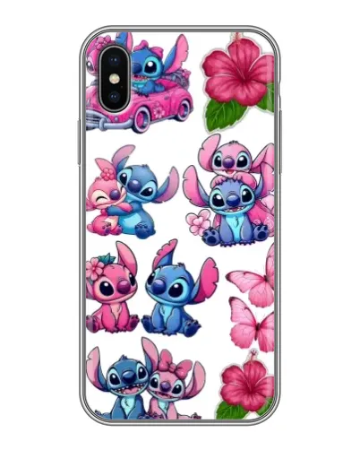 Чохол для iPhone Xs Max з картинкою «Стікери Stitch та Angel» Чохол для iPhone Xs Max з картинкою «Стікери Stitch та Angel»
