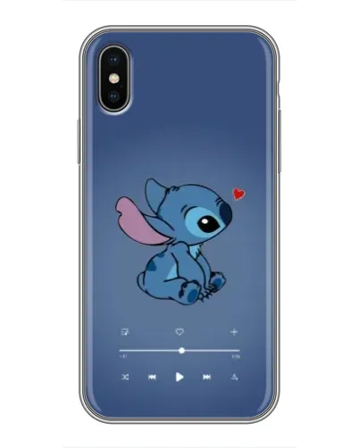 Чохол для iPhone Xs Max з картинкою «Музичний Stitch» Чохол для iPhone Xs Max з картинкою «Музичний Stitch»
