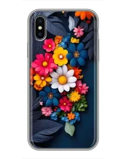 Чохол для iPhone Xs Max з картинкою «Квіткова феєрія»