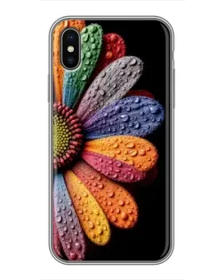 Чохол для iPhone Xs Max з картинкою «Райдужна квітка»