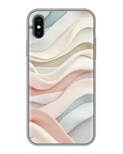 Чохол для iPhone Xs Max з картинкою «Пастельні ніжні хвилі»