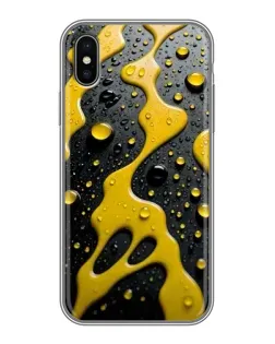 Чохол для iPhone Xs Max з картинкою «Рідке жовте золото»