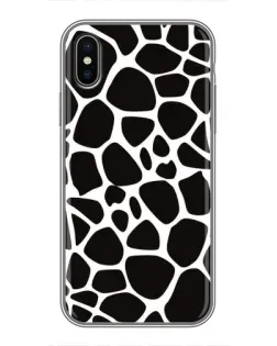 Чохол для iPhone Xs Max з картинкою «Чорно-білий жираф»