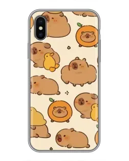 Чохол для iPhone Xs Max з картинкою «Капібари з апельсинами» Чохол для iPhone Xs Max з картинкою «Капібари з апельсинами»