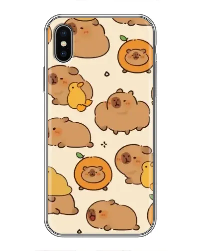 Чохол для iPhone Xs Max з картинкою «Капібари з апельсинами» Чохол для iPhone Xs Max з картинкою «Капібари з апельсинами»