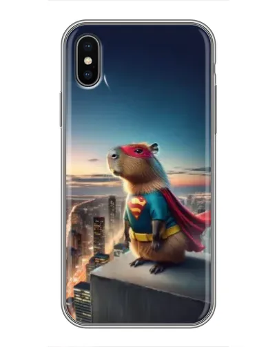 Чохол для iPhone Xs Max з картинкою «Капі-мен супергерой» Чохол для iPhone Xs Max з картинкою «Капі-мен супергерой»