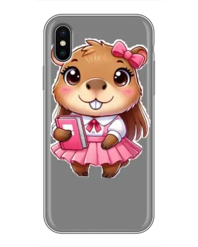 Чохол для iPhone Xs Max з картинкою «Дівчинка капібара» Чохол для iPhone Xs Max з картинкою «Дівчинка капібара»