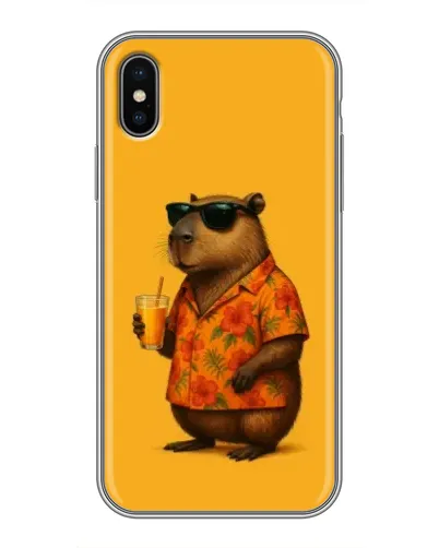 Чохол для iPhone Xs Max з картинкою «Капібара на відпочинку» Чохол для iPhone Xs Max з картинкою «Капібара на відпочинку»