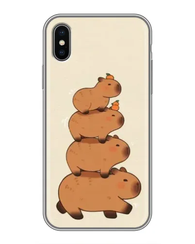 Чохол для iPhone Xs Max з картинкою «Вежа з капібар» Чохол для iPhone Xs Max з картинкою «Вежа з капібар»