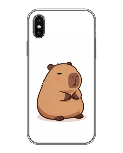 Чохол для iPhone Xs Max з картинкою «Товстенька капібара» Чохол для iPhone Xs Max з картинкою «Товстенька капібара»