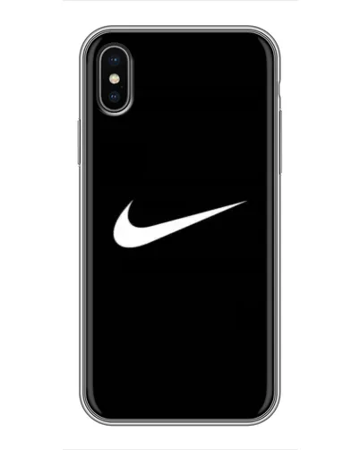 Чехол для iPhone Xs с картинкой «Минималистический Найк» Чехол для iPhone Xs с картинкой «Минималистический Найк»