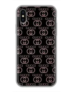 Чехол для iPhone Xs с картинкой «Классическая монограмма Gucci»