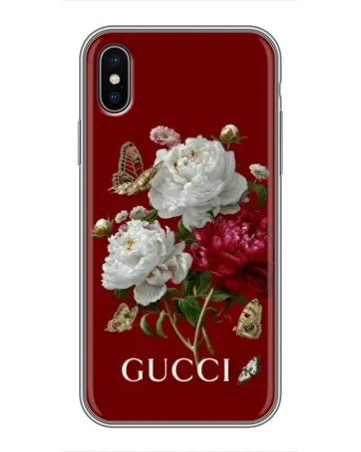 Чехол для iPhone Xs с картинкой «Gucci —  сад»