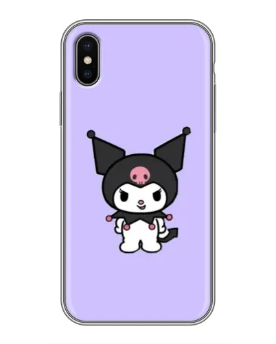Чохол для iPhone Xs з картинкою «Kuromi — ніжний фіолетовий» Чохол для iPhone Xs з картинкою «Kuromi — ніжний фіолетовий»