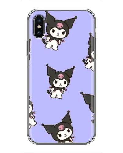 Чохол для iPhone Xs з картинкою «Паттерн з Kuromi» Чохол для iPhone Xs з картинкою «Паттерн з Kuromi»
