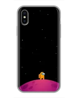 Чехол для iPhone Xs с картинкой «Одинокий герой на планете» Чехол для iPhone Xs с картинкой «Одинокий герой на планете»