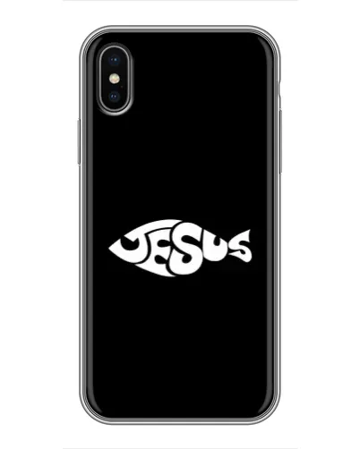 Чохол для iPhone Xs з картинкою «Риба Jesus» Чохол для iPhone Xs з картинкою «Риба Jesus»