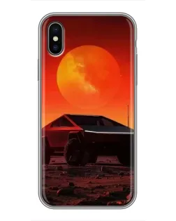 Чохол для iPhone Xs з картинкою «Cybertruck на Марсі» Чохол для iPhone Xs з картинкою «Cybertruck на Марсі»