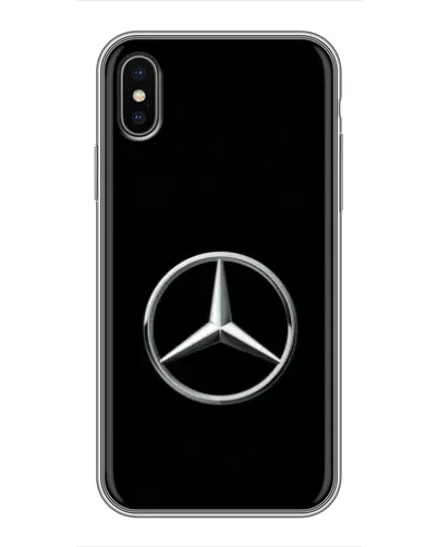 Чохол для iPhone Xs з картинкою «Mercedes класичний лого»